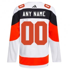 Mænd NHL Philadelphia Flyers Trøje Tilpasset 2024 Premium Stadium Series Adidas Hvid